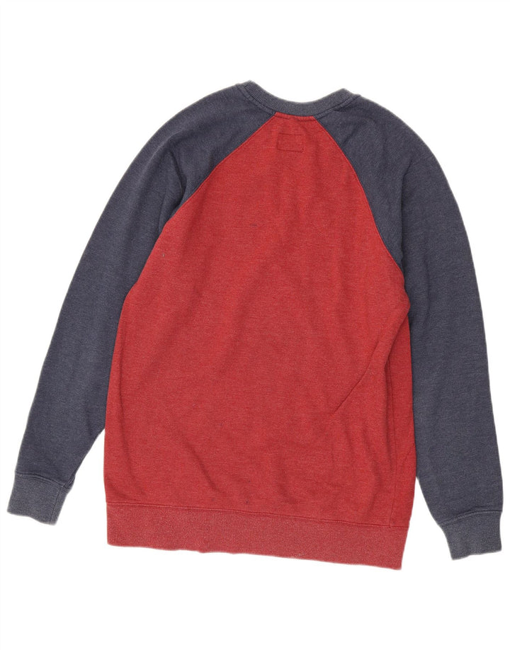 VANS Sweat-shirt pour hommes en coton color block petit rouge
