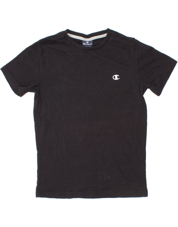 CHAMPION Boys T-Shirt Top 9-10 Years Medium Black Vintage Champion and Second-Hand Champion from Messina Hembry 