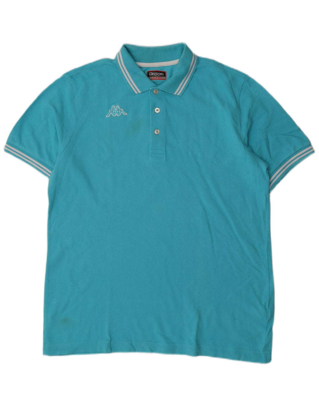 Kappa Polo Homme Grand Bleu Coton