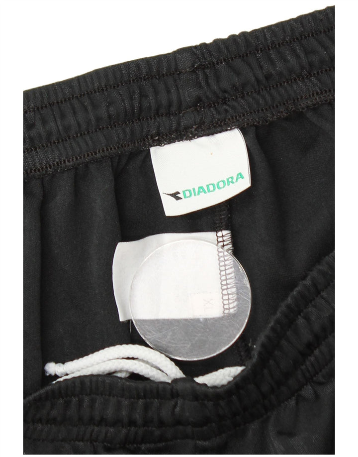 Diadora Short de Sport XL Noir Géométrique Homme