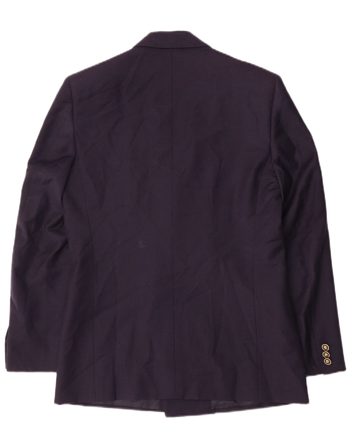 Pierre Cardin Veste Blazer Double Boutonnage Homme IT 46 Petite Laine Bleu Marine