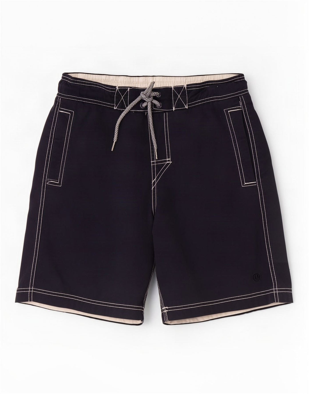 Fat Face Short de Bain Homme Petit Bleu Marine Coton