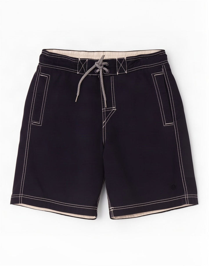 Fat Face Short de Bain Homme Petit Bleu Marine Coton