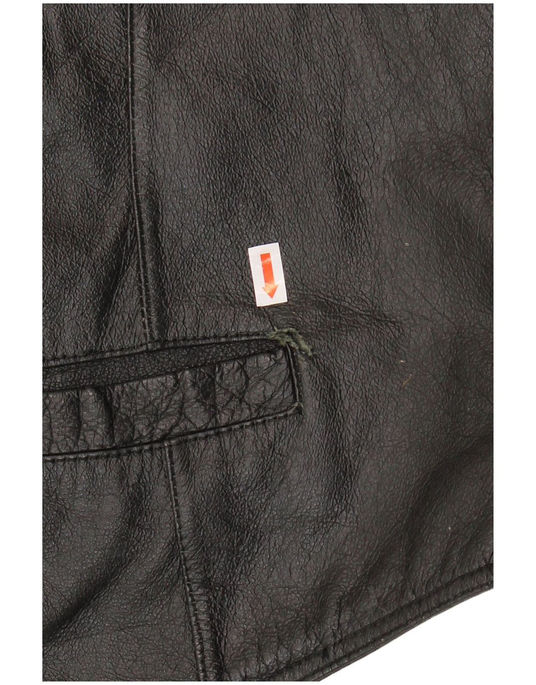 JOHN F GEE Gilet en cuir pour homme IT 56 2XL Cuir noir