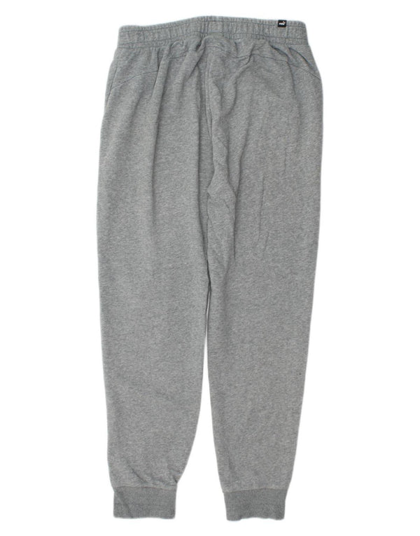 Puma Pantalon de survêtement pour homme en coton gris Taille L