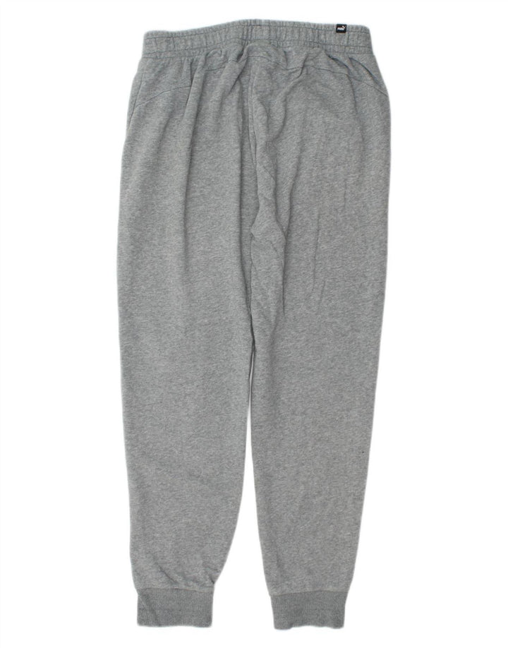 Puma Pantalon de survêtement pour homme en coton gris Taille L