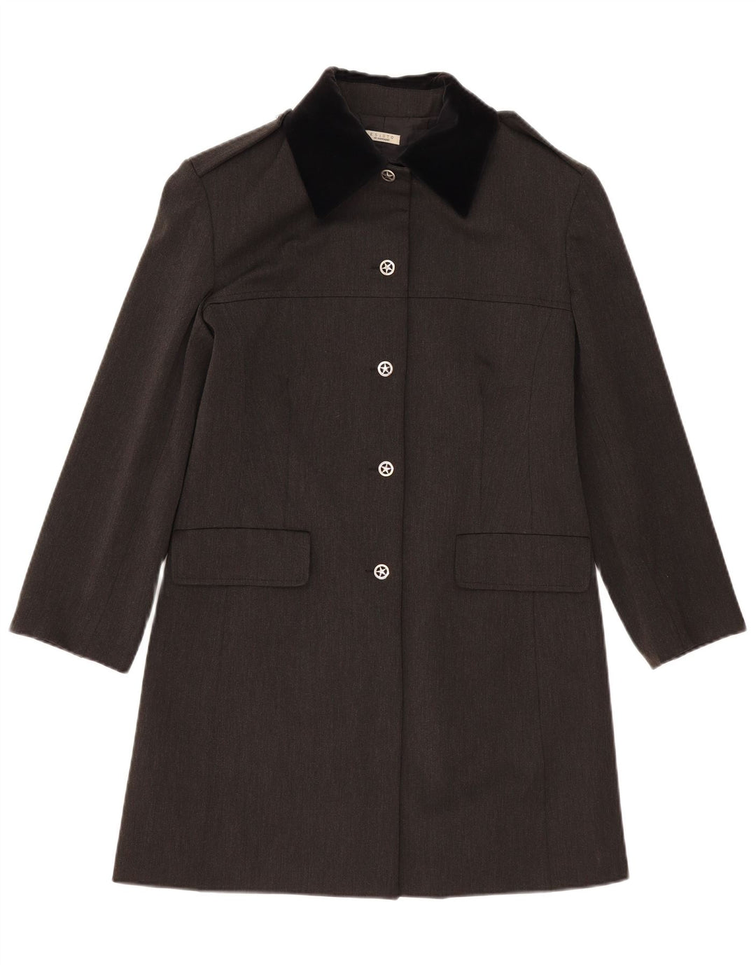 Conbipel Manteau Militaire Esisto Femme UK 14 Gris Moyen