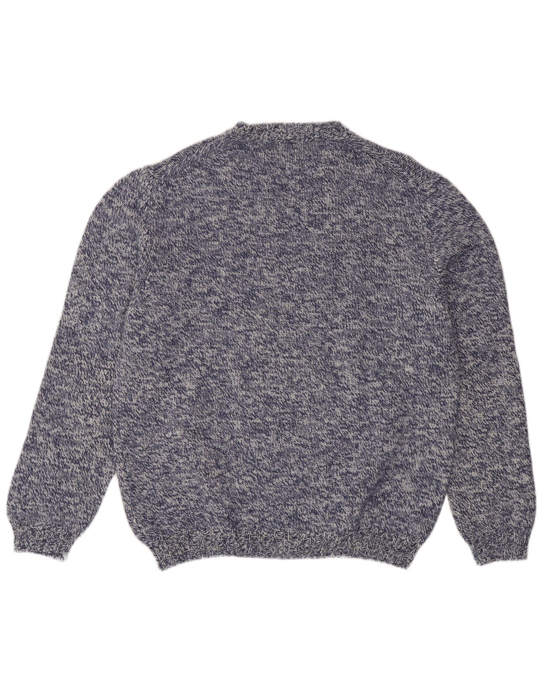 Henry Cottons Pull col V Homme Bleu Marine Moucheté