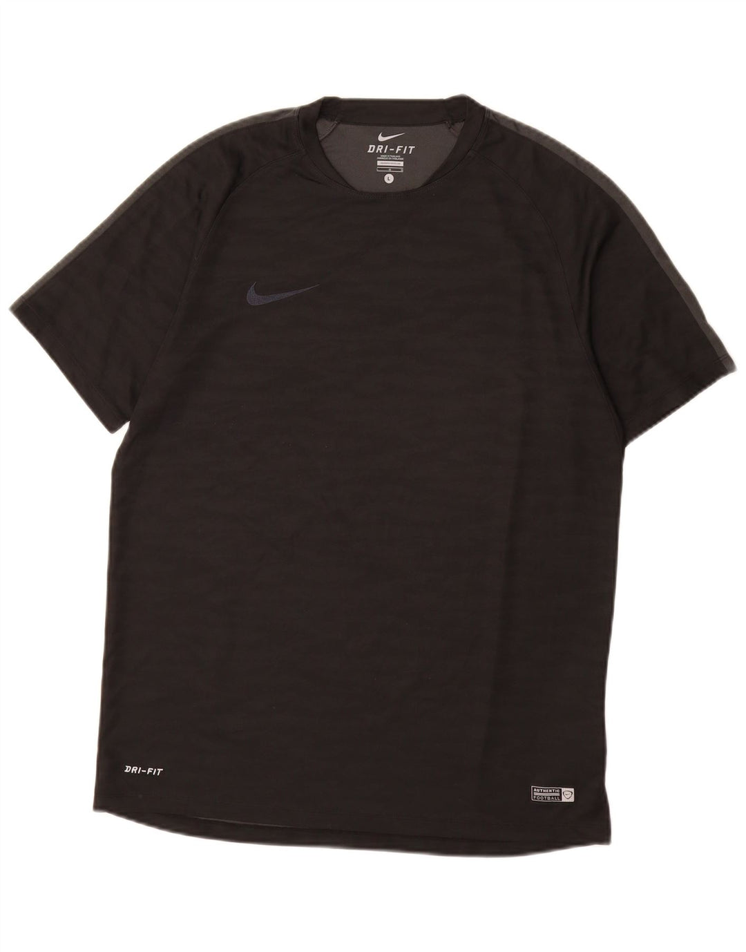 Nike Hommes Dri Fit T-Shirt Haut Large Noir Polyester