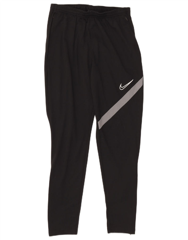Nike Pantalon de survêtement Dri Fit pour homme en polyester color block noir moyen
