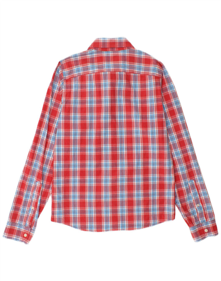 HOLLISTER Chemise Homme Medium Red Check Coton
