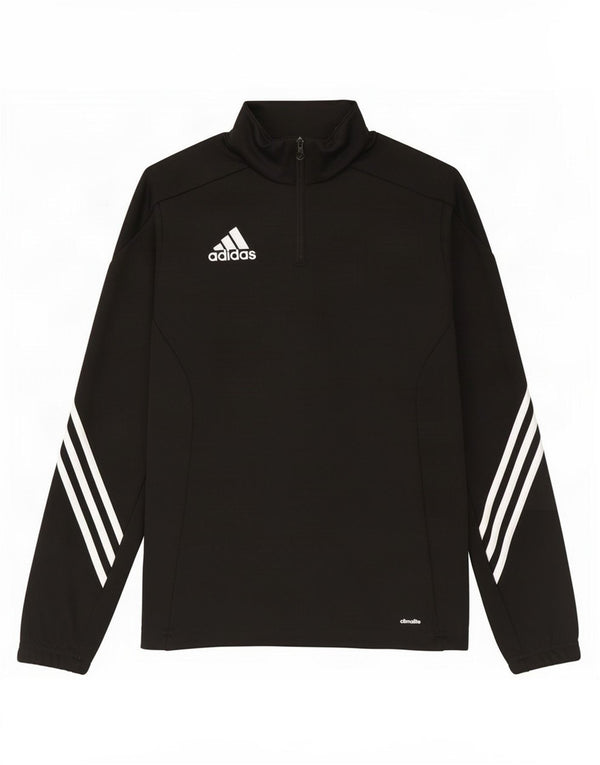 Adidas Climalite Zip Neck Pull Survêtement Top 13-14 Ans XL Noir
