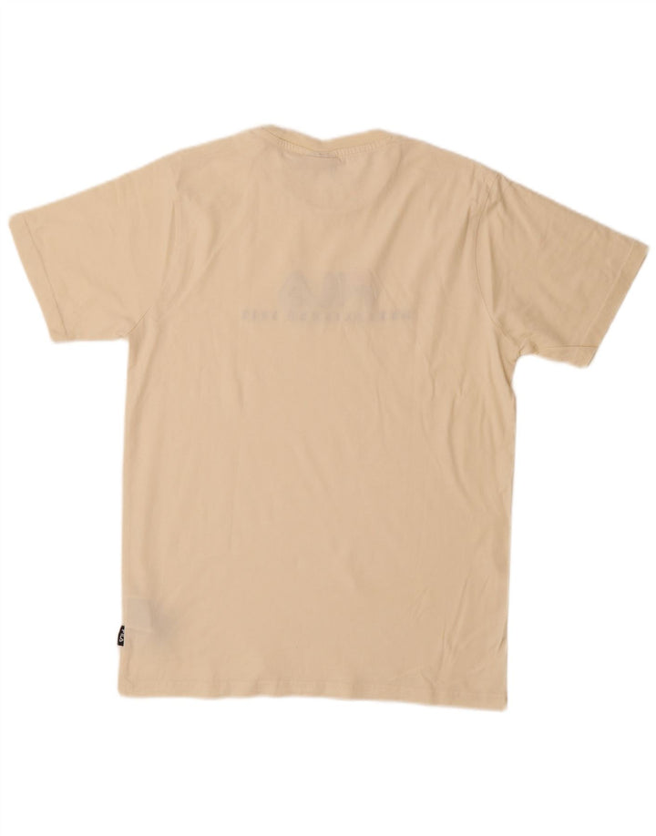 Fila T-Shirt Graphique Homme Petit Beige Coton