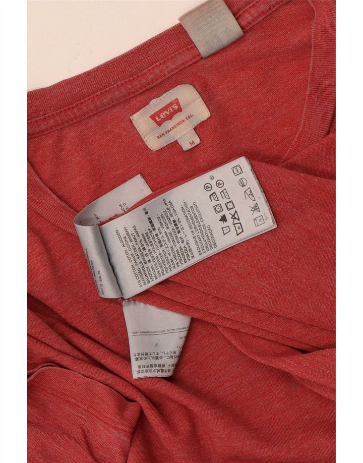 Levi's Tee-Shirt Homme Rouge Moyen Flecked Cotton
