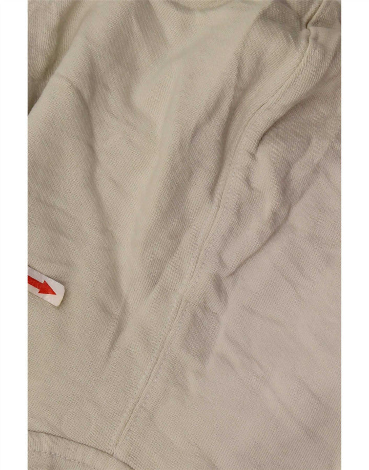 Levi's Pull à Capuche Graphique Homme Blanc Coton