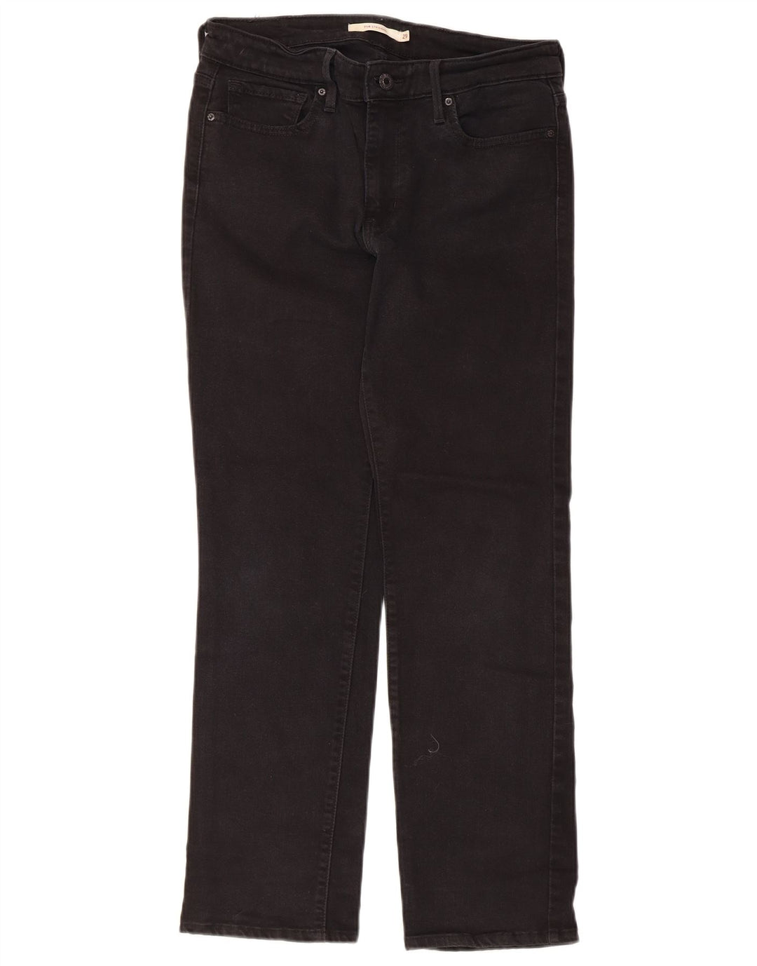 Levi's Jean Droit 714 Femme W29 L30 Noir Coton