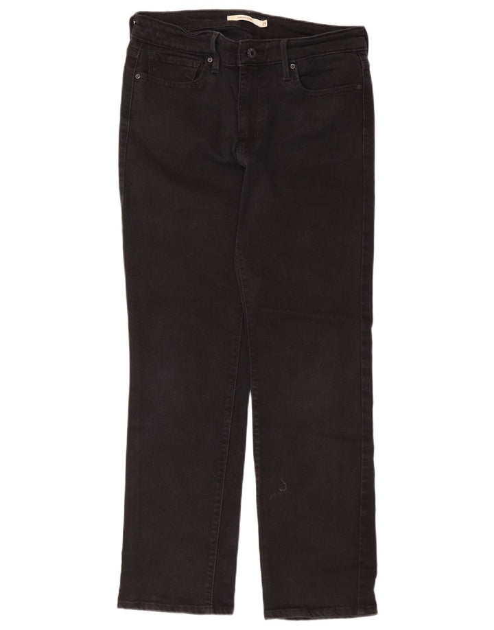 Levi's Jean Droit 714 Femme W29 L30 Noir Coton
