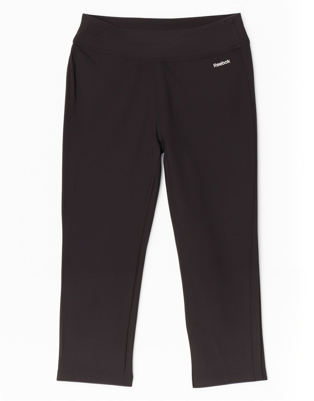 Reebok Pantalon de Survêtement Capri Femme UK 12 Medium Noir