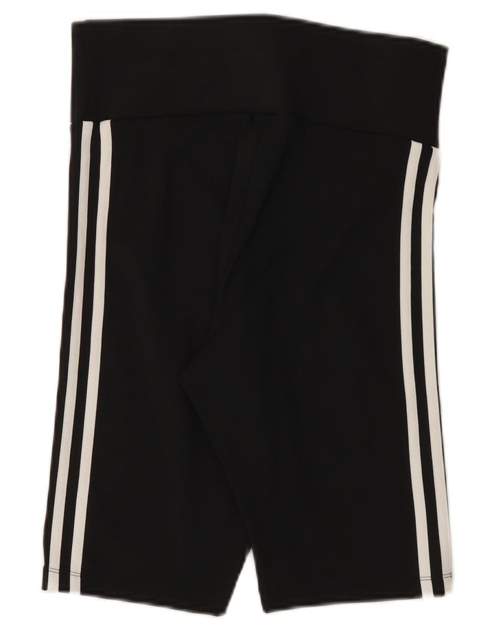 ADIDAS Short de sport pour femme UK 12 Medium Noir Polyester
