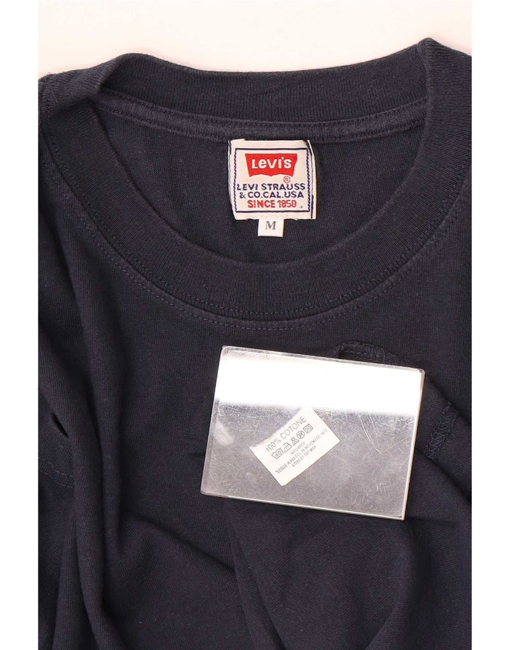 Levi's T-Shirt Top Homme Bleu Marine Moyen Coton