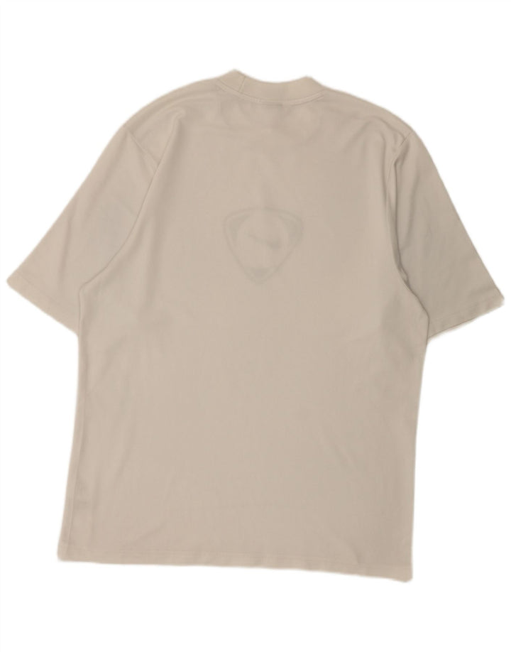 Nike T-shirt graphique pour homme UK 42/44 Large Blanc Polyester