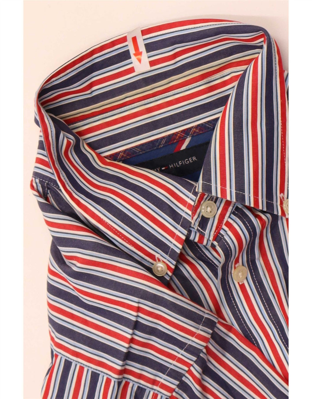 Tommy Hilfiger Chemise Homme Medium Multicolore Pinstripe Cotton
