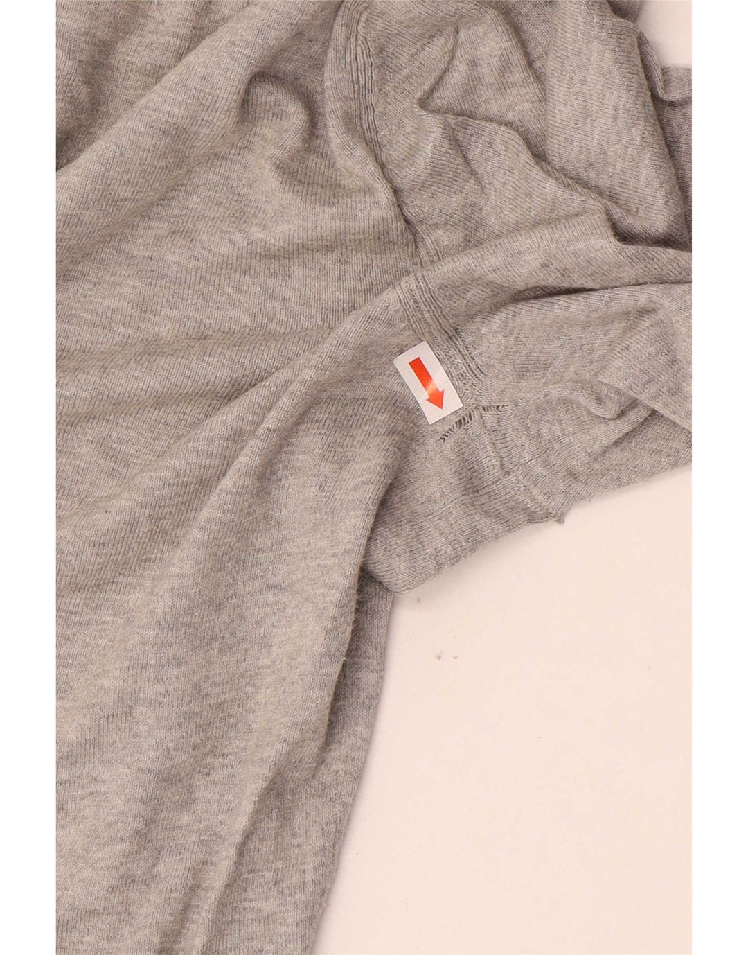 Massimo Dutti Pull col V pour homme Petit gris chiné en coton