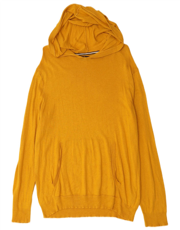 Pull À Capuche Zara Homme Jaune Moyen