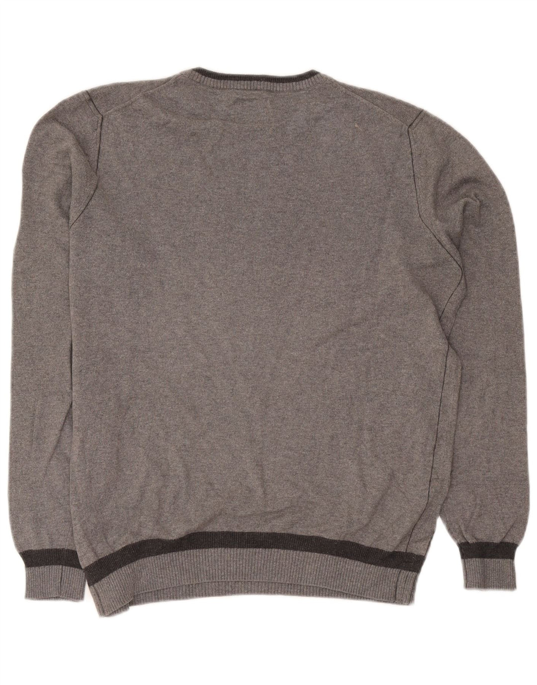 Marlboro Classics Pull à col rond pour homme Petit coton moucheté gris