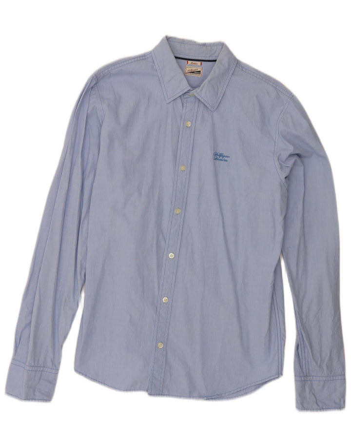Tommy Hilfiger Chemise Homme Bleu Moyen Coton