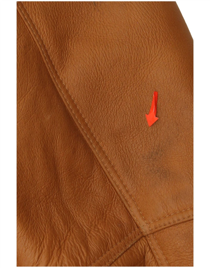 Vinci Veste en peau de mouton homme IT 50 Large peau de mouton marron