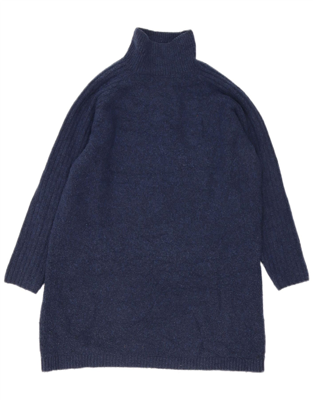 Marks & Spencer Pull long à col roulé pour femme UK 10 Small Navy B
