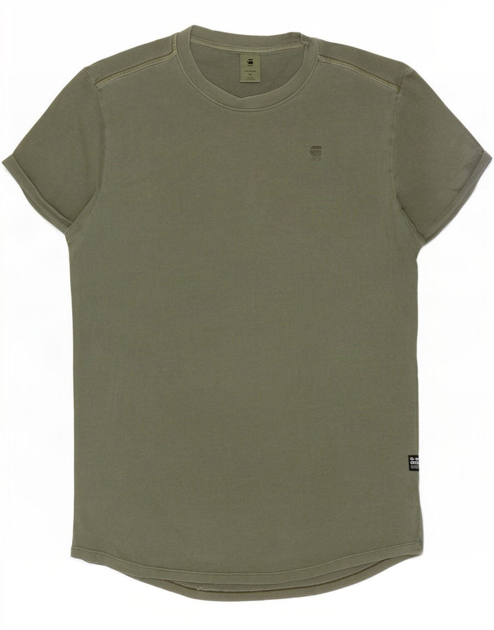G-Star T-Shirt Homme Kaki Moyen Coton