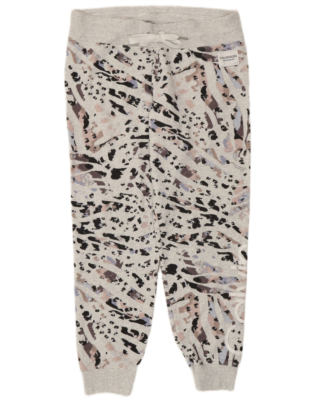 CALVIN KLEIN Pantalon de survêtement pour femme Joggers UK 14 Gris moyen