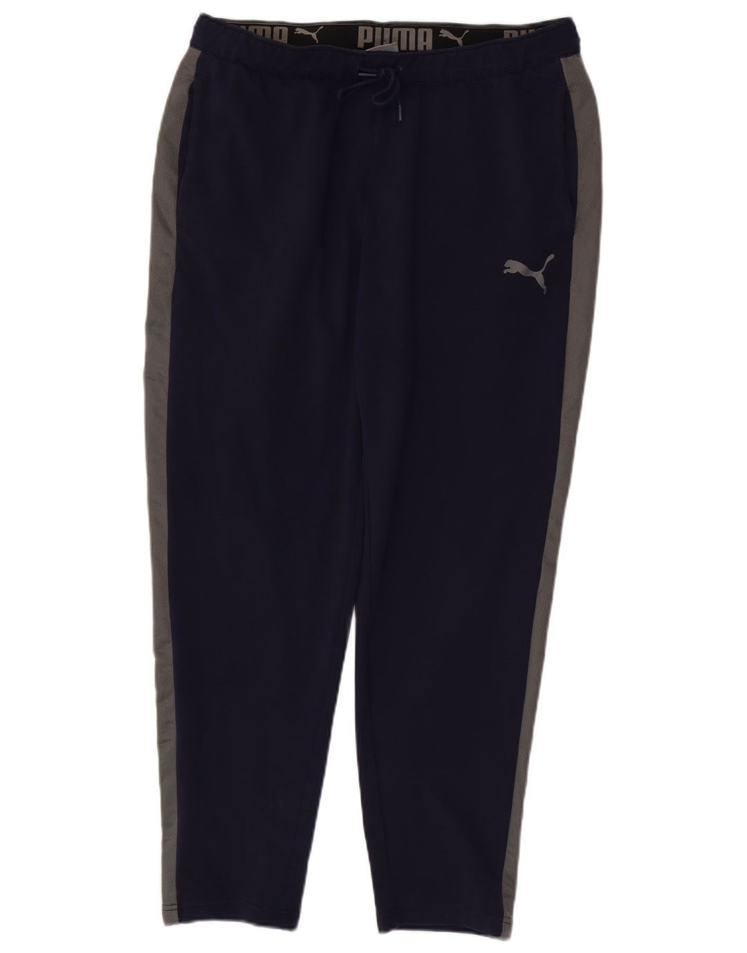 PUMA Pantalon de Survêtement Homme Large Bleu Marine Colourblock