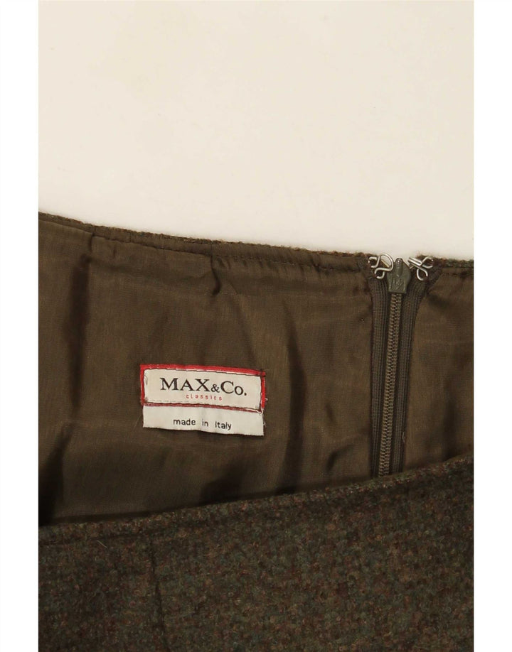 Max&Co. Jupe Trapèze Femme W32 Large Kaki