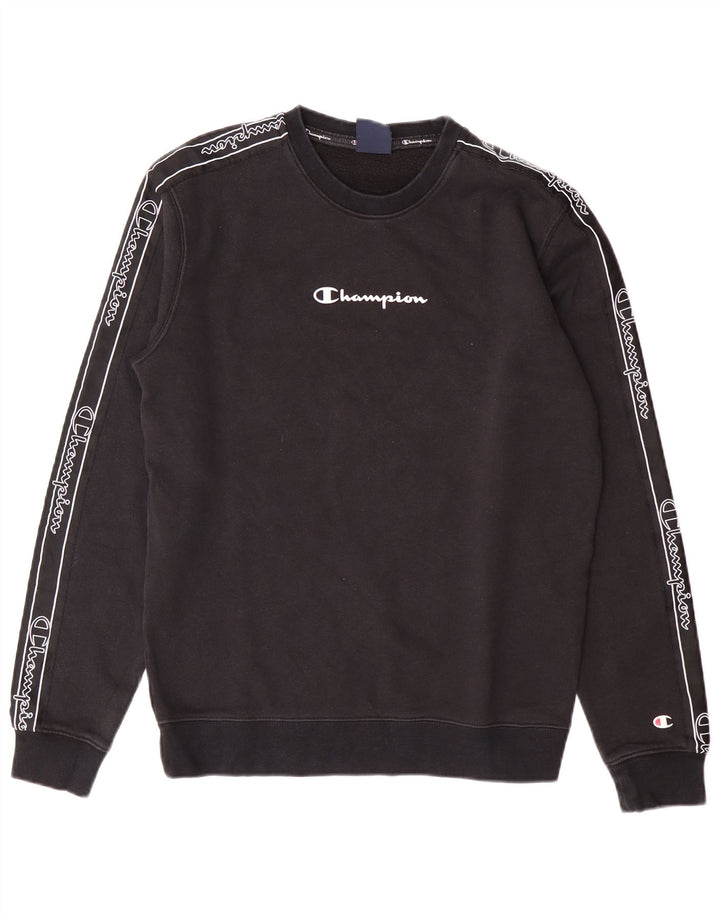 Champion Sweat-shirt graphique pour homme Petit coton noir