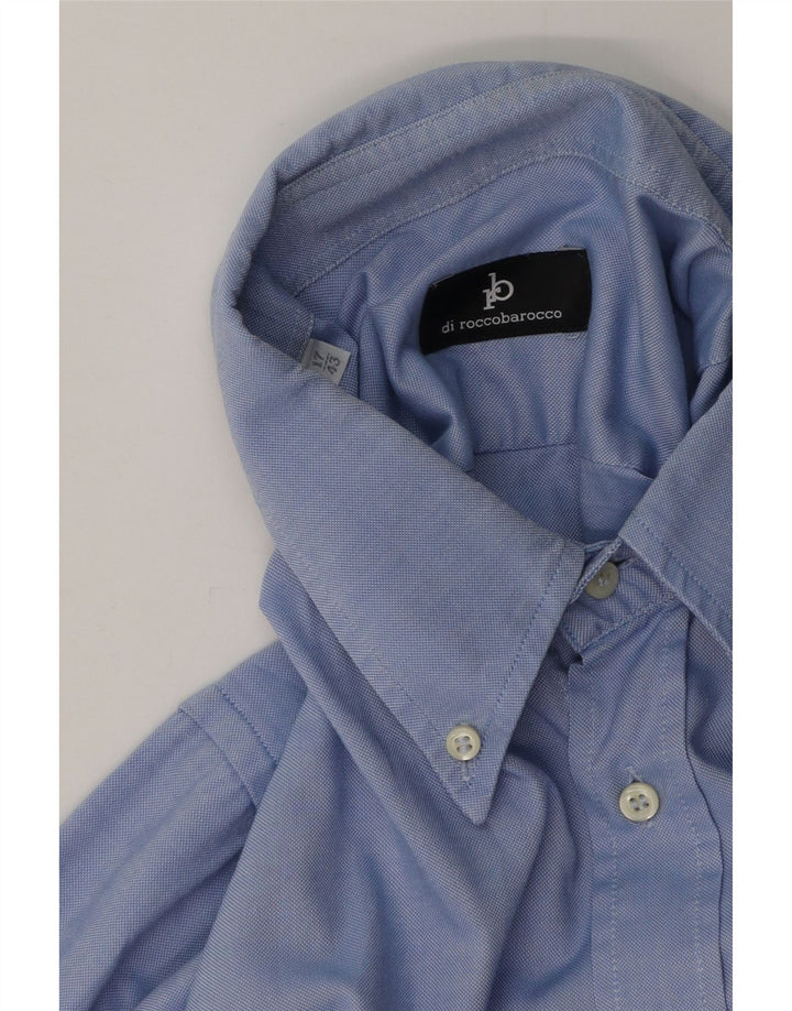 Roccobarocco Chemise Homme Taille 43 17 XL Bleu