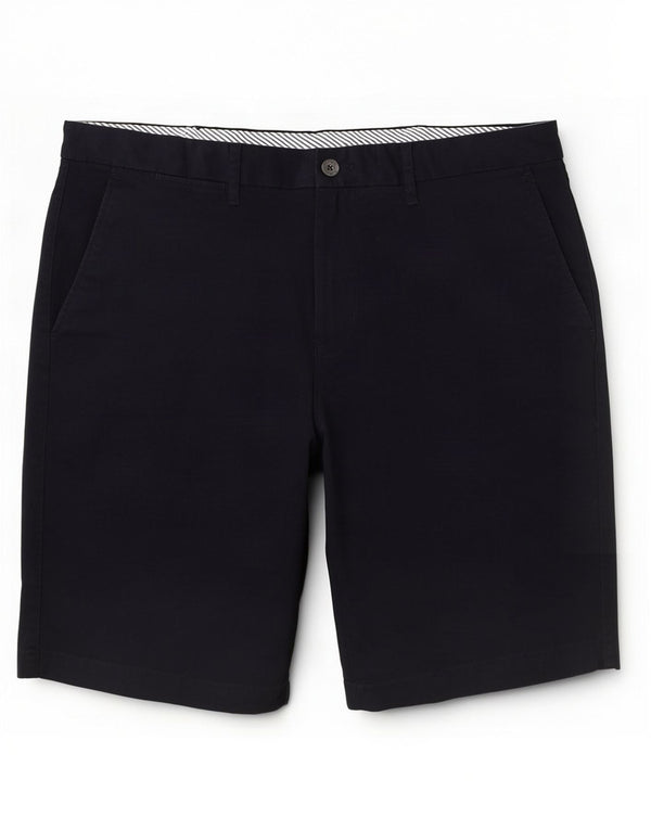 Tommy Hilfiger Short Chino Homme W34 Large Bleu Marine Coton