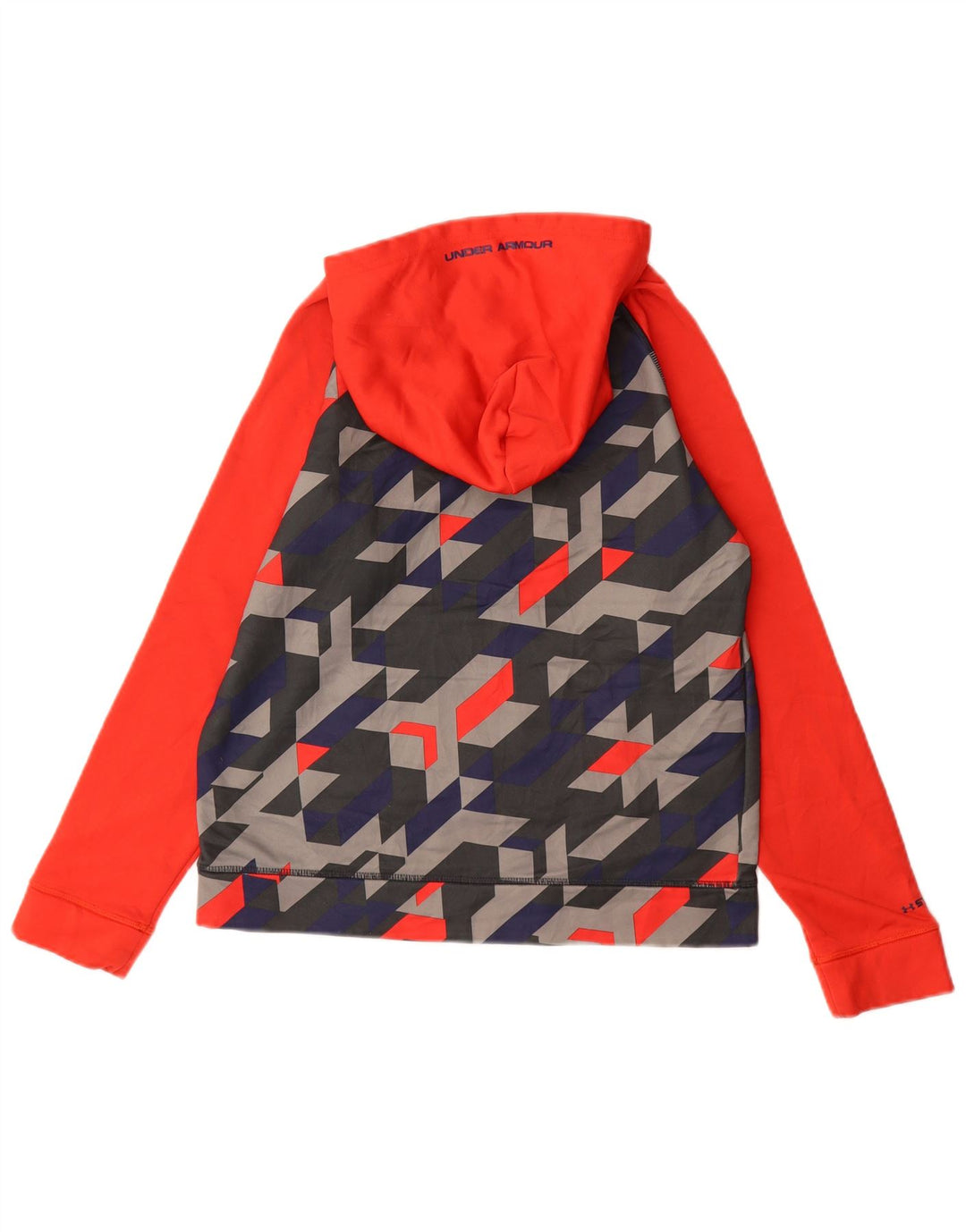 UNDER ARMOUR Pull à capuche ample pour fille 11-12 ans Grand rouge géométrique