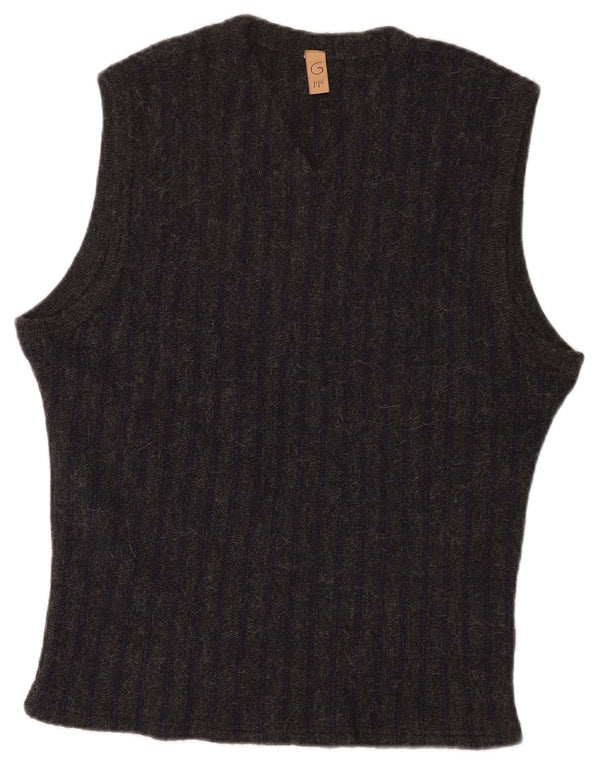 Gigli Débardeur pour homme UK 16 Large laine d'alpaga gris
