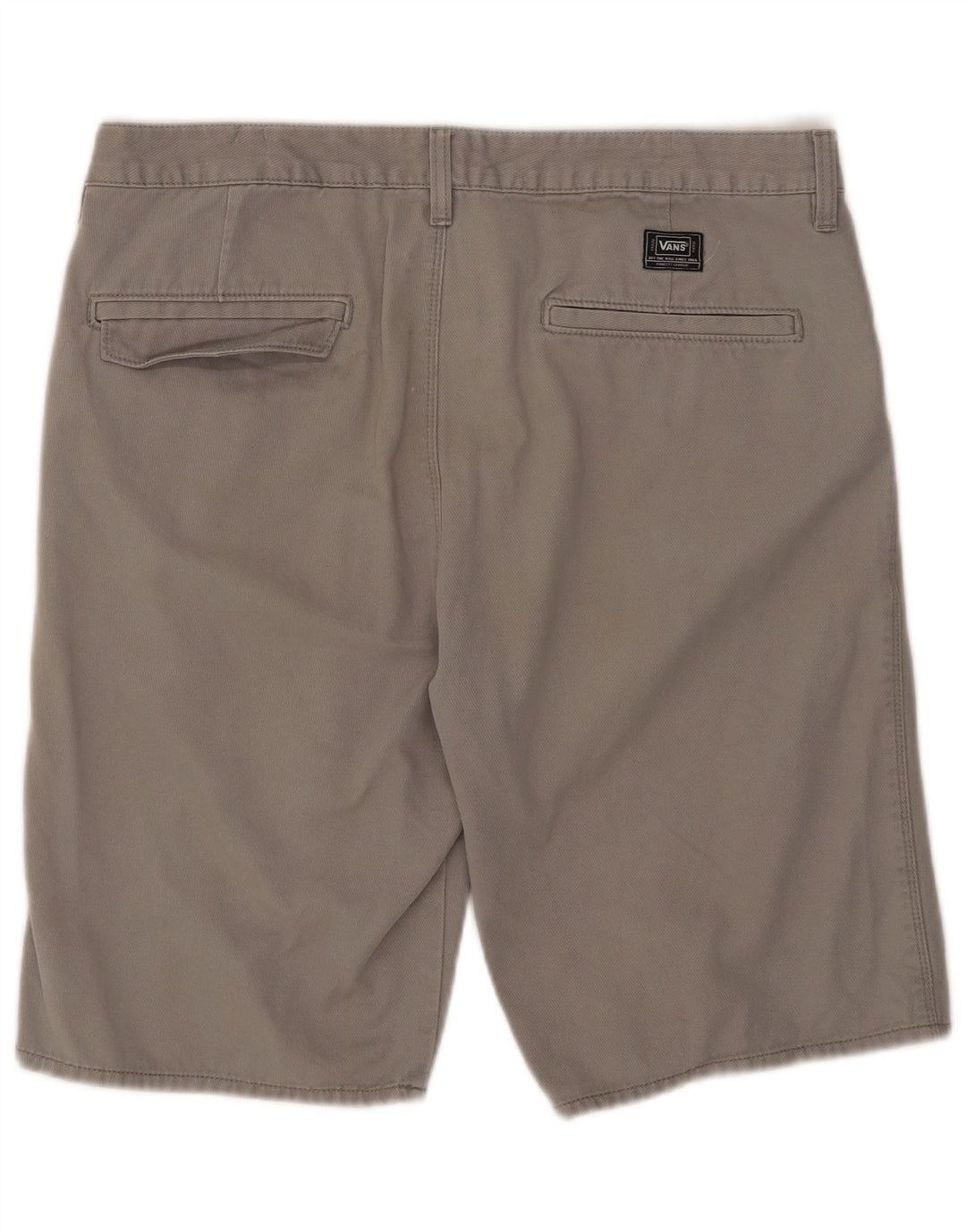 Vans Short décontracté pour hommes W34 Grand coton gris