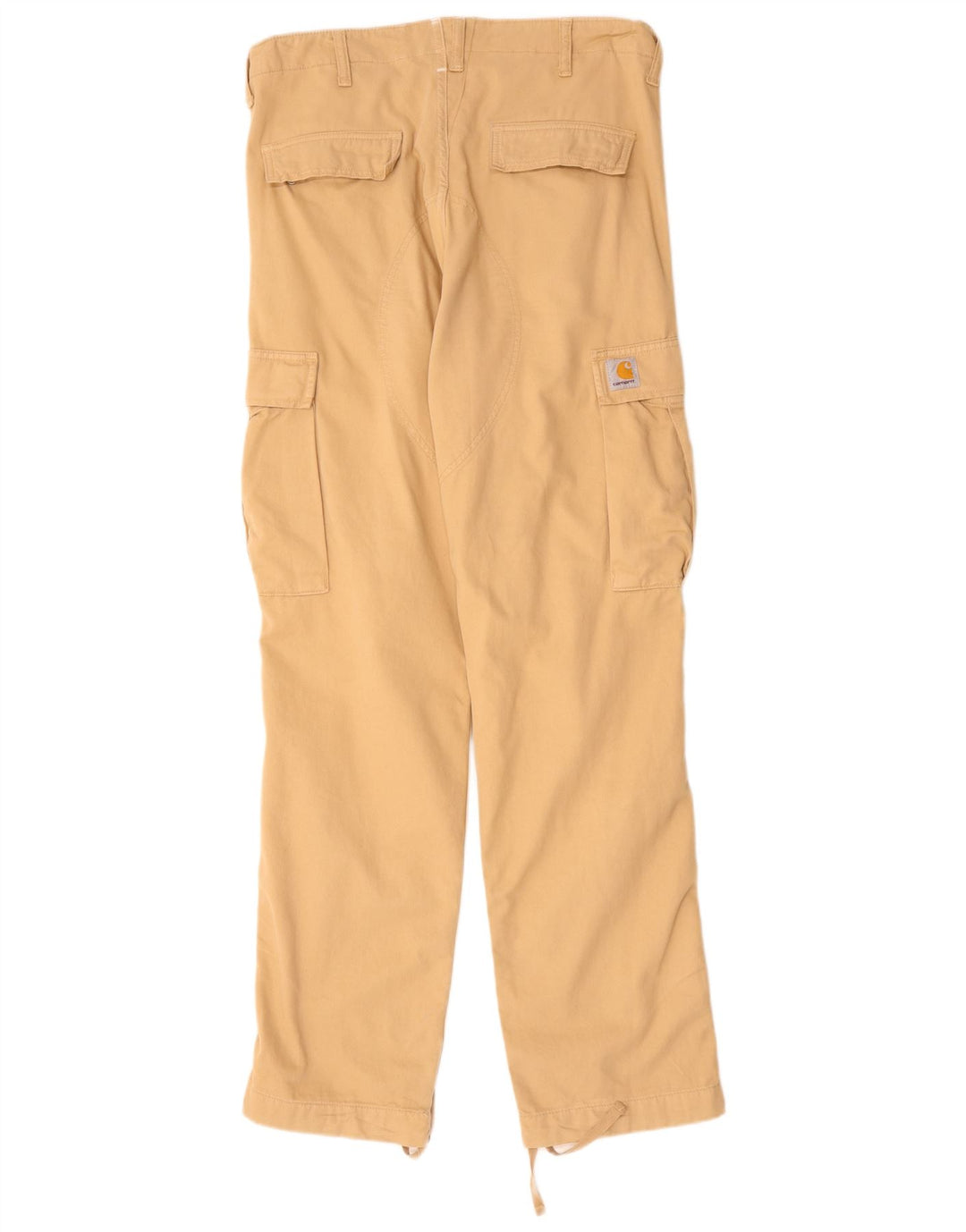 CARHARTT Pantalon Cargo Droit Homme W30 L32 Coton Beige