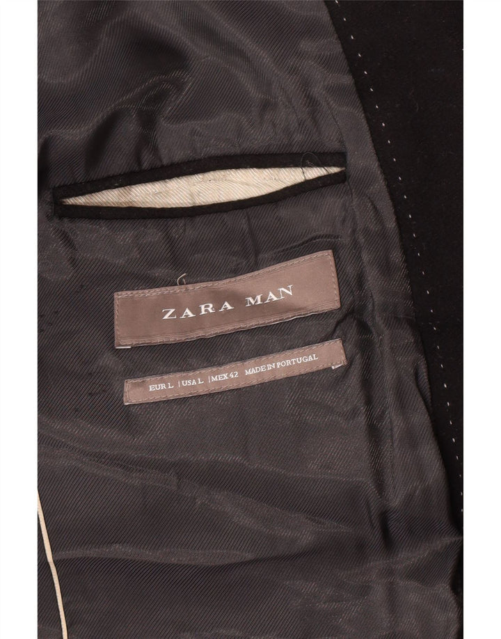 Zara Manteau Homme UK 40 Large Noir