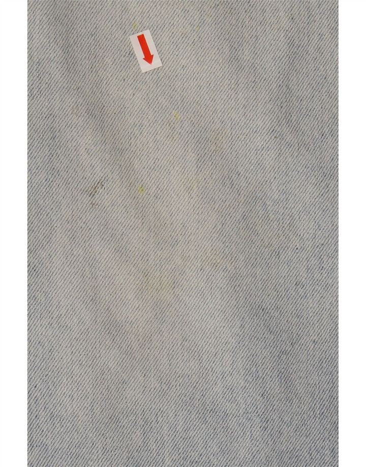 Jean droit homme vintage W34 L30 coton bleu