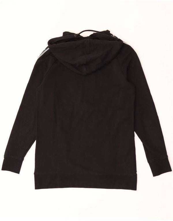 Ellesse Pull à capuche long graphique pour femme UK 6 XS Noir Colourblock
