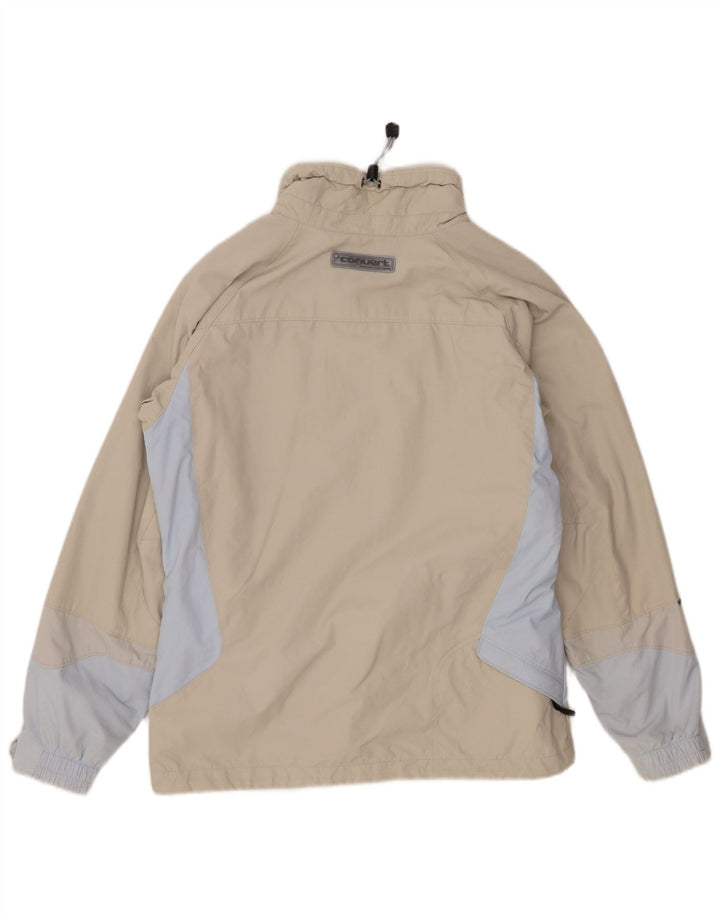 Columbia Veste coupe-vent pour homme UK 36 Small Beige Colourblock Polyamide