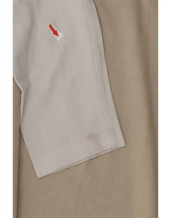 North Sails Haut graphique à manches longues pour homme en coton color block beige moyen
