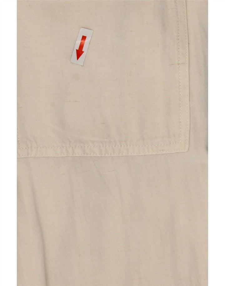 Zara Pantalon Cargo Joggers Femme Petit W26 L27 Blanc