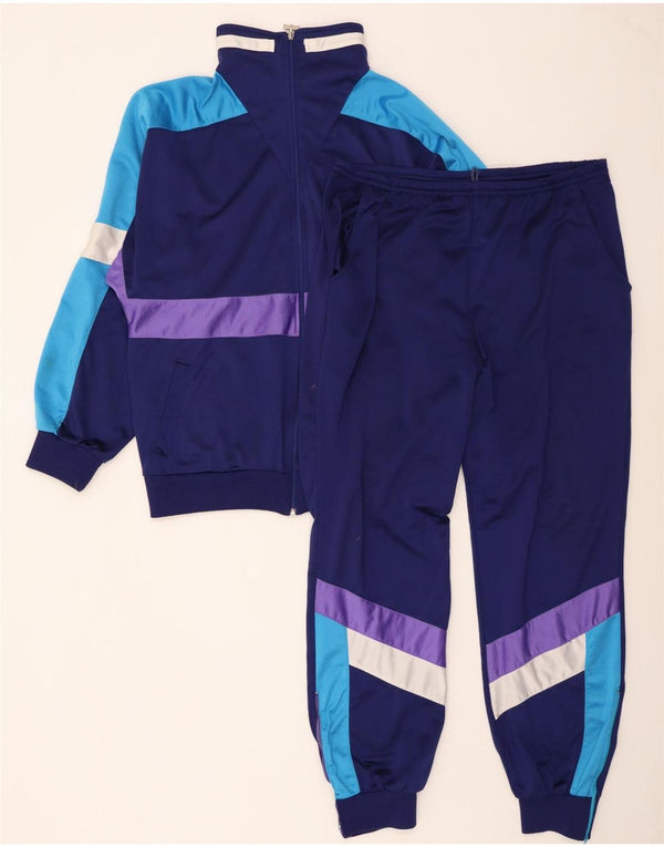 Leopard Survêtement Complet Homme UK 46/48 XL Bleu Marine Colorblock Polyester